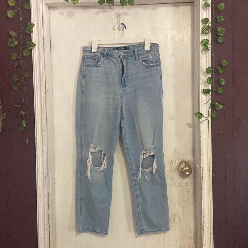 Ultra high rise mom jean